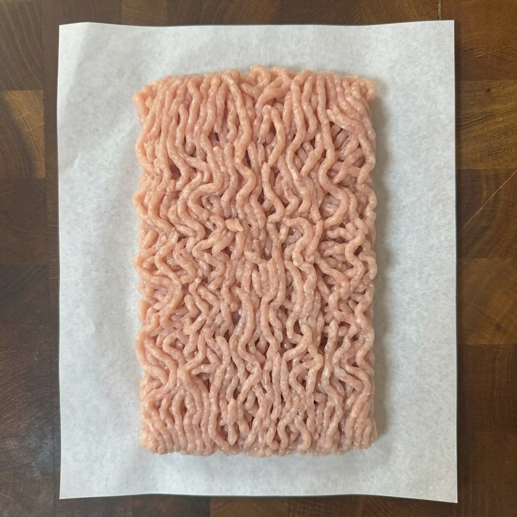 100% pasture raised chicken mince.