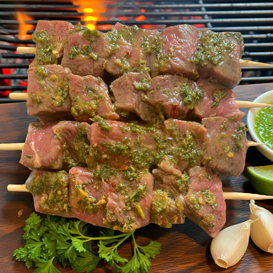 Chimichurri Beef Kebabs