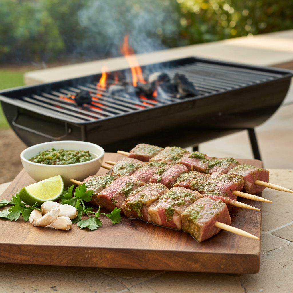 Chimichurri Beef Kebabs
